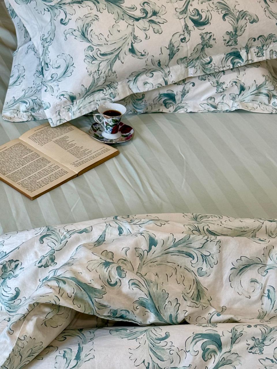 Mint Baroque Bedding Bundle